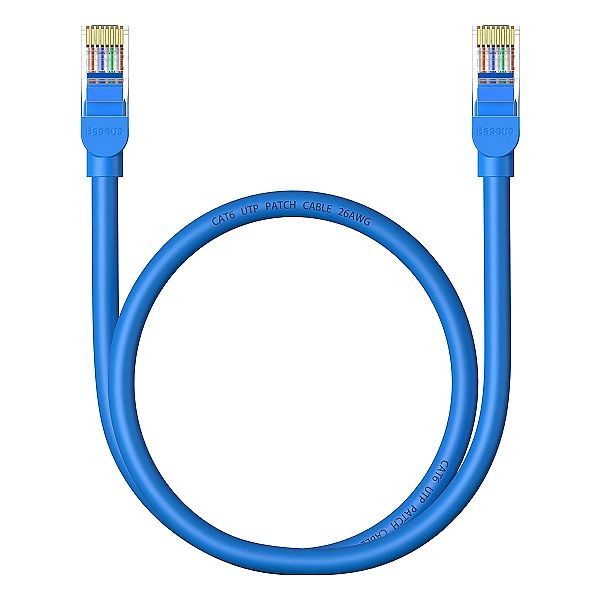 Kabel Ethernet Baseus High Speed Cat 6 Rj-45/1000Mb/s 0.5m okrągły - n