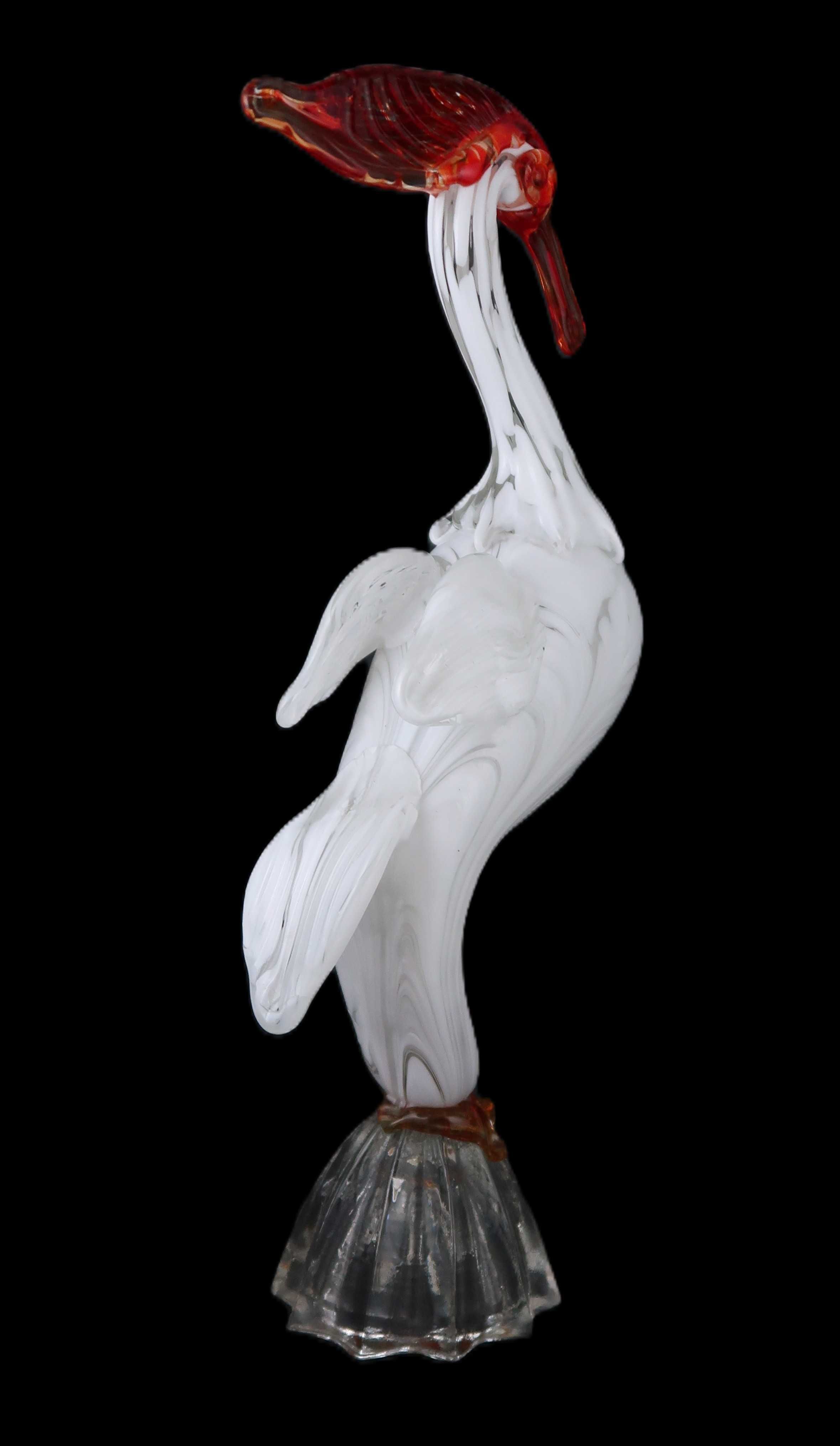 Grande Galo em vidro murano - 35 cm