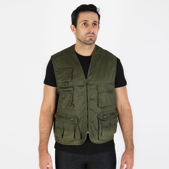 Colete trabalho multibolsos