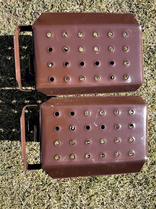 2 kompletne stopnie kominiarskie- kolor brązowy RAL8017