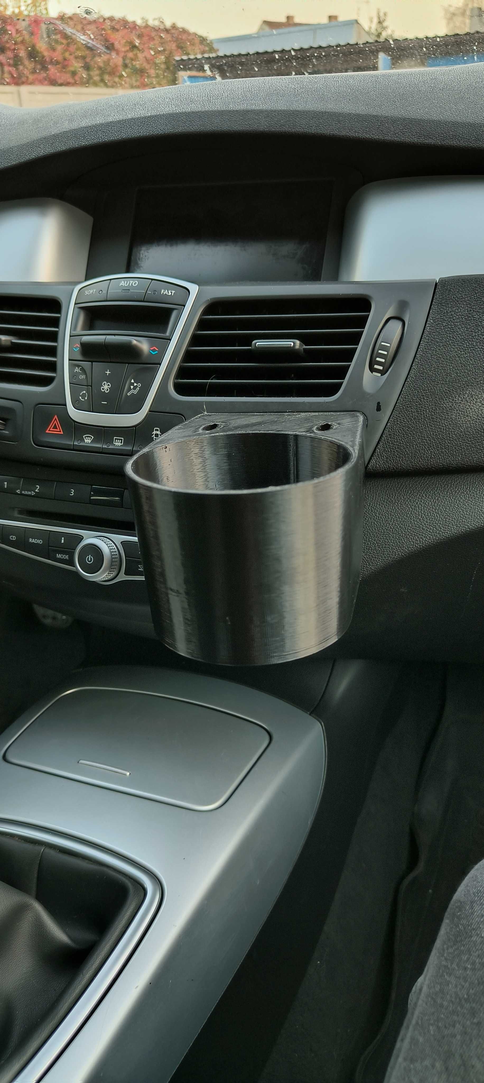 Renault laguna III cupholder, uchwyt na butelkę, puszkę - druk 3d