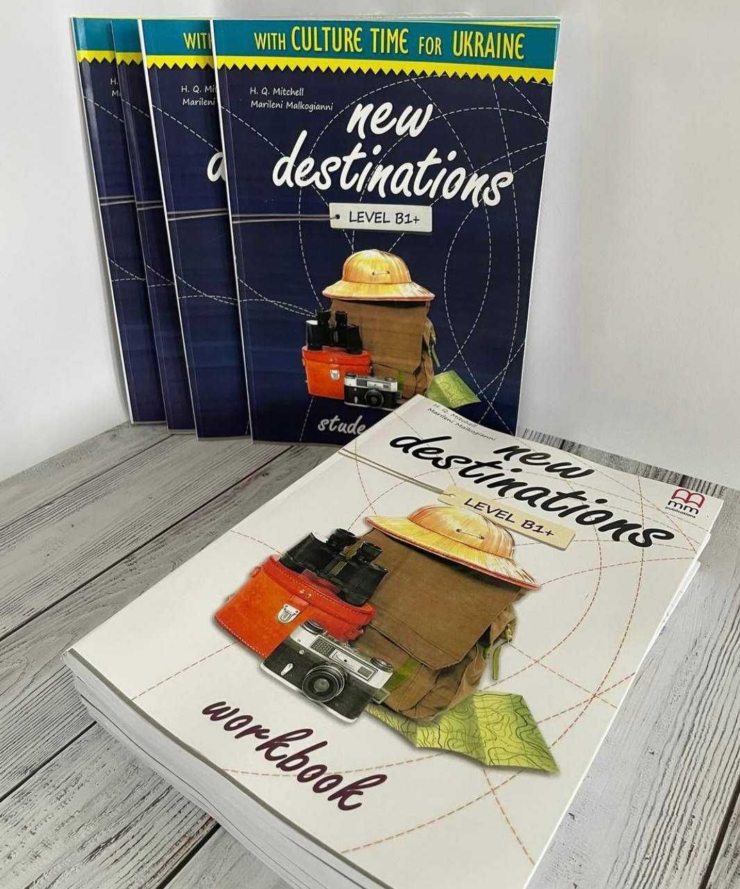 New Destinations всі рівні A1,A2,B1,B1+,B2
