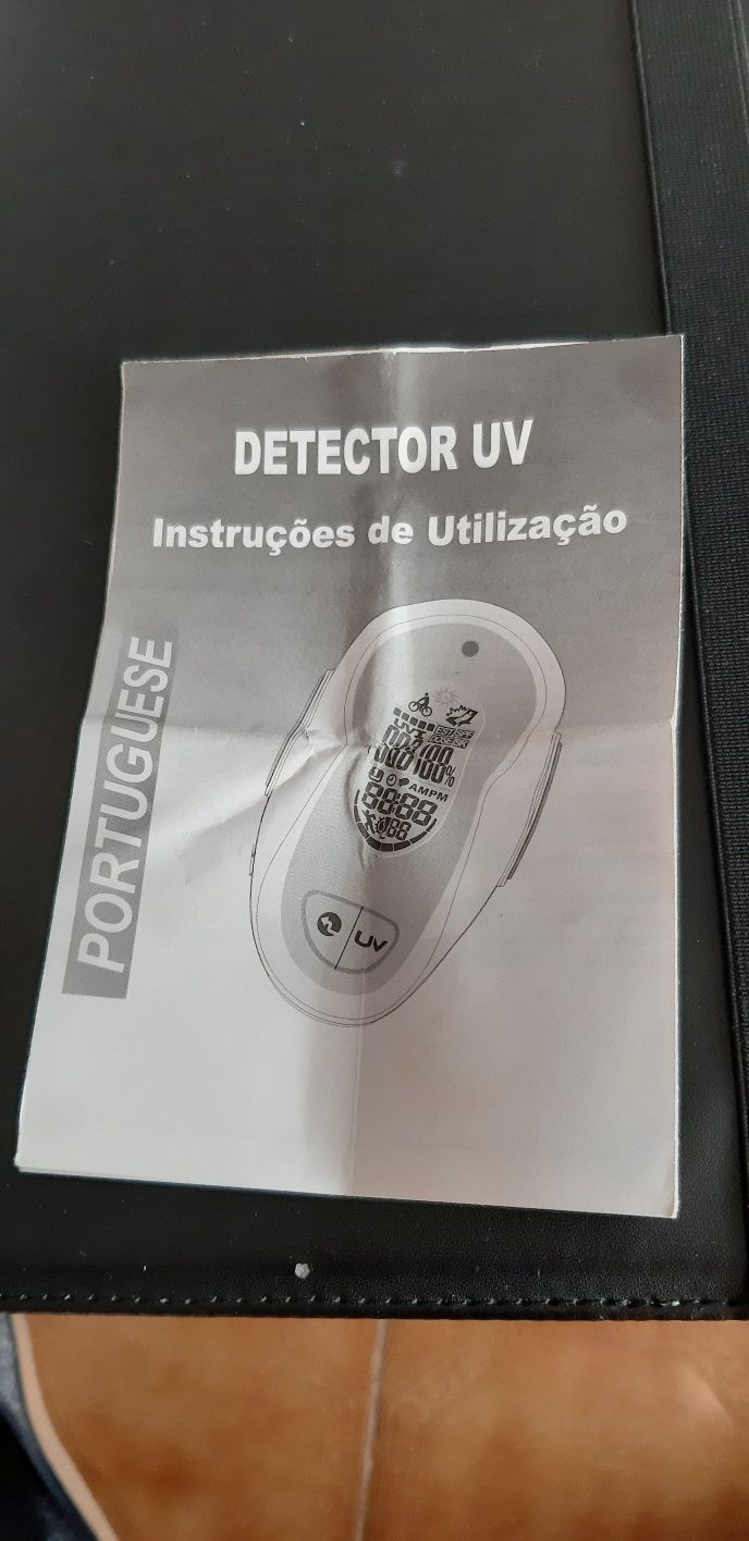 Detetor UV. Medidor de raios  UV