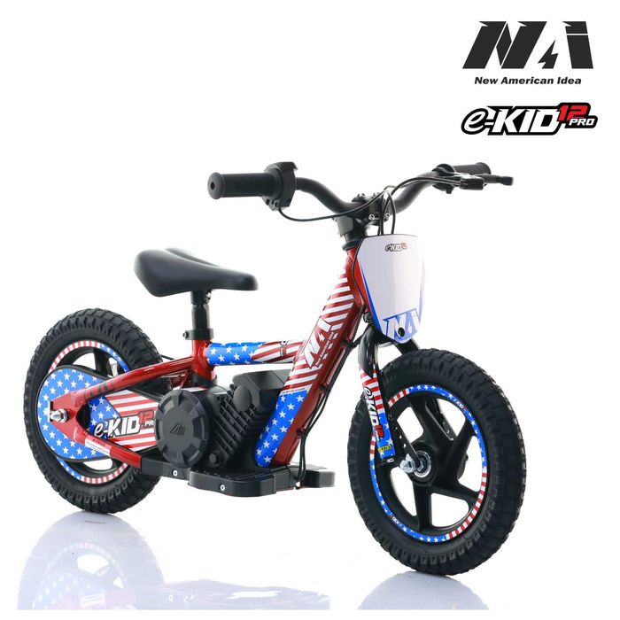 NAI e-KID 12 PRO motocykl dzieci, koła 12" z E-ABS motocykl balansowy