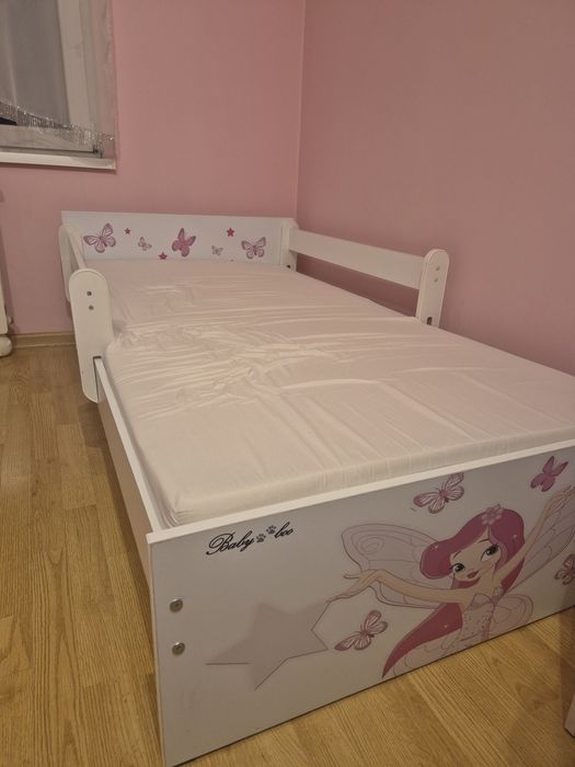 Łóżko dziecięce białe