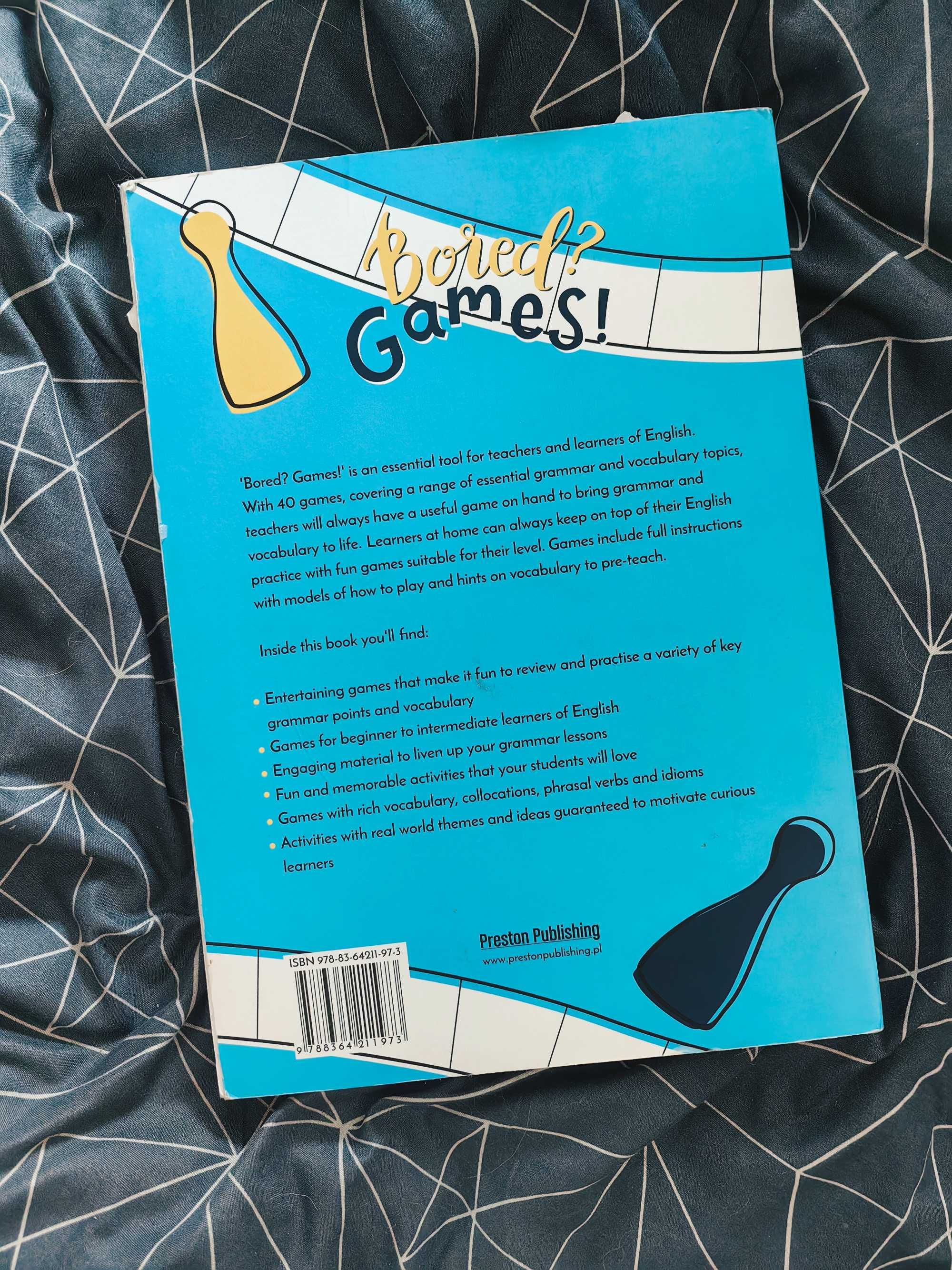 Bored? Games Gry do nauki angielskiego A1-B1 książka Preston