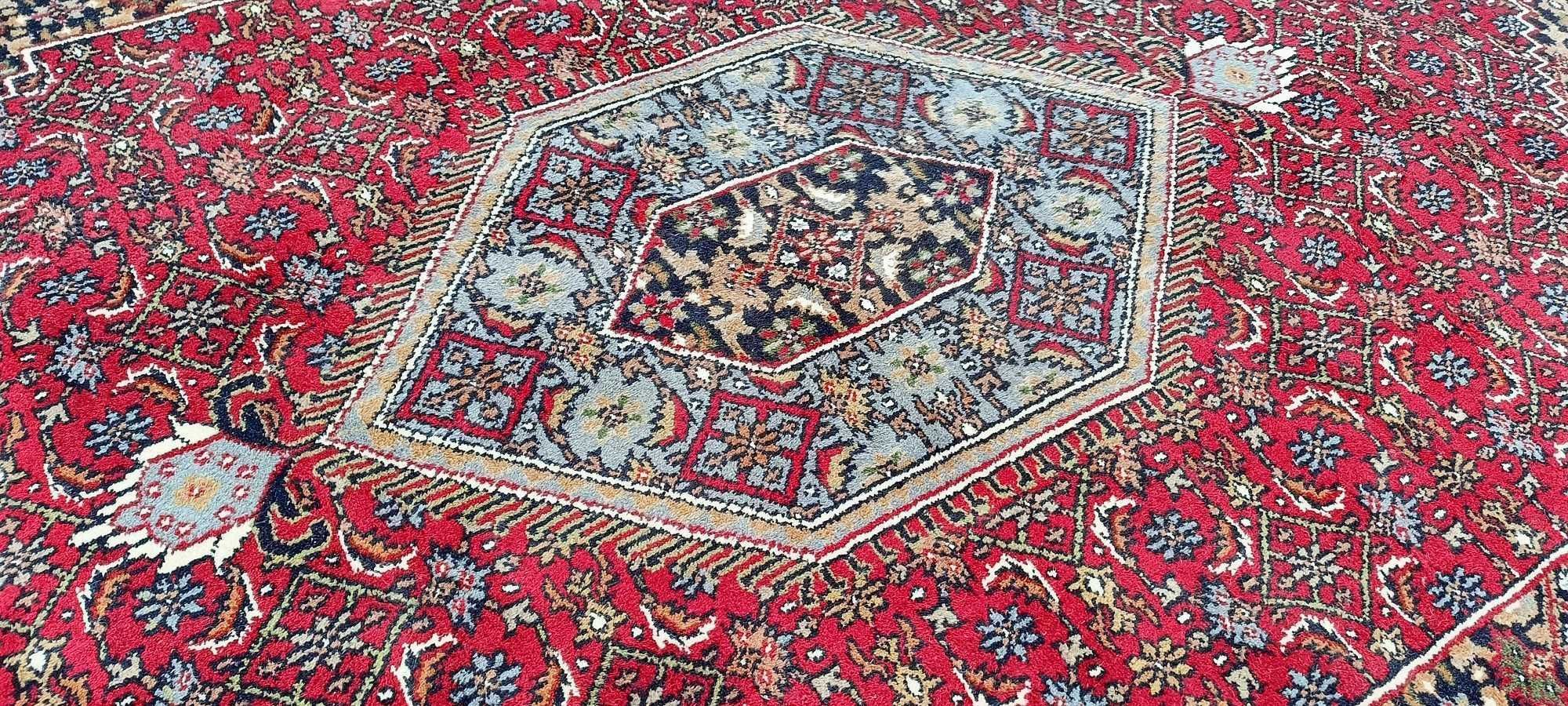 Bidjar ręcznie tkany dywan wełniany 355 x 250 cm wełna 100%