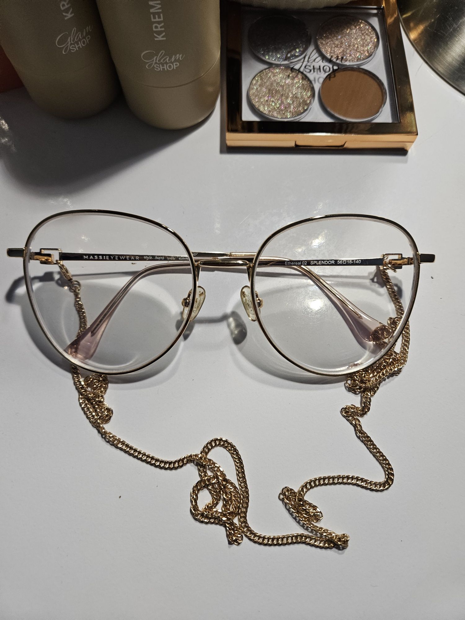 MASSI Eyewear/Ethereal 02/SPLENDOR/oprawki złote damskie bez niklu