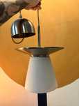 Szwedzka lampa wisząca Markslöjd skandynawska space age zyrandol