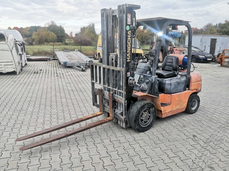 wózek widłowy HANGCHA aktualny UDT możliwy dowóz widlak