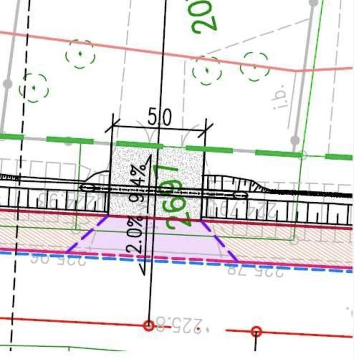 Projekty zjazdów, parkingów