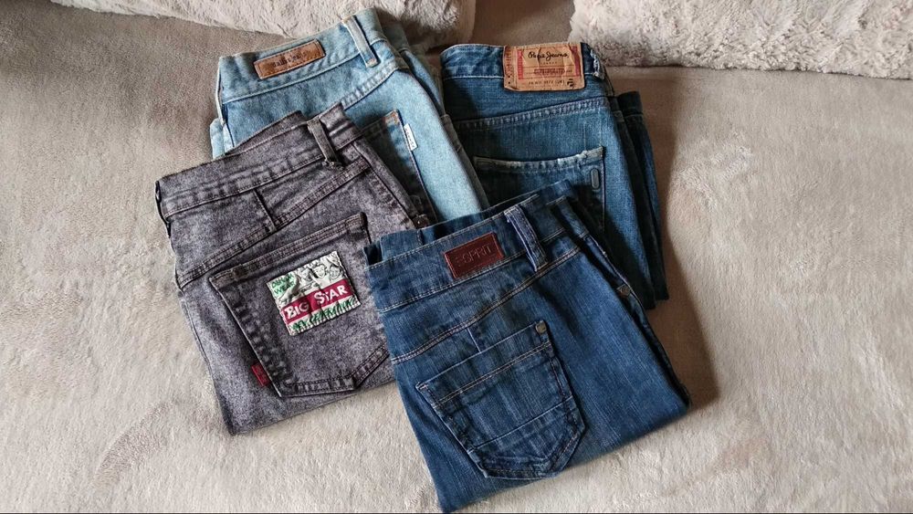 Mini spódnica jeansowa: Esprit, Pepe Jeans, Dallas, Big Star S/M
