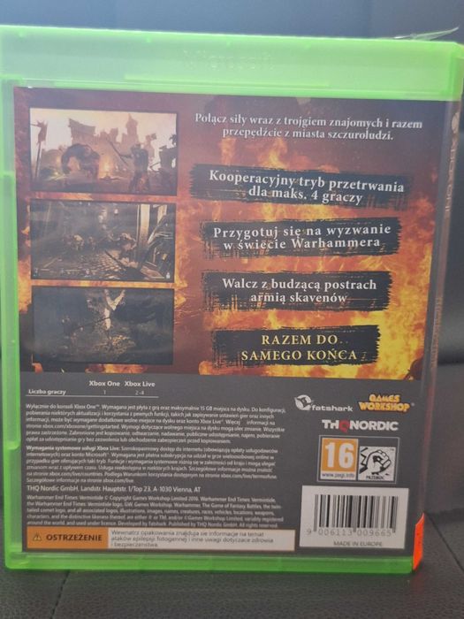 Warhammer The End Times Vermintide Xbox One, BDB, CentrumGrania