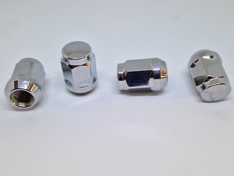 Гайка колісна закрита 14x1.5 конус хром/цинк на всі марки автомобілів