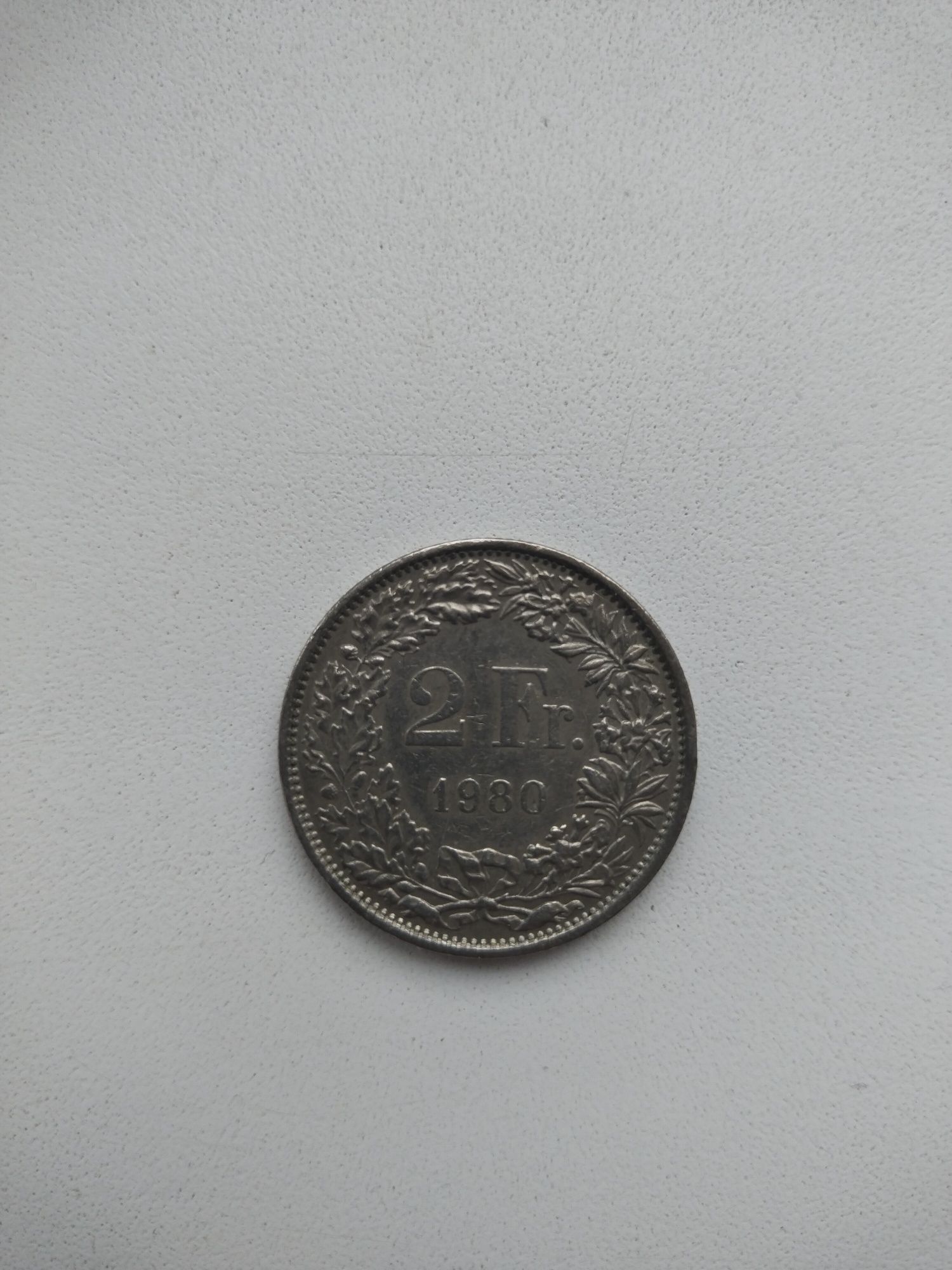 Монета 2 франка Швейцарії