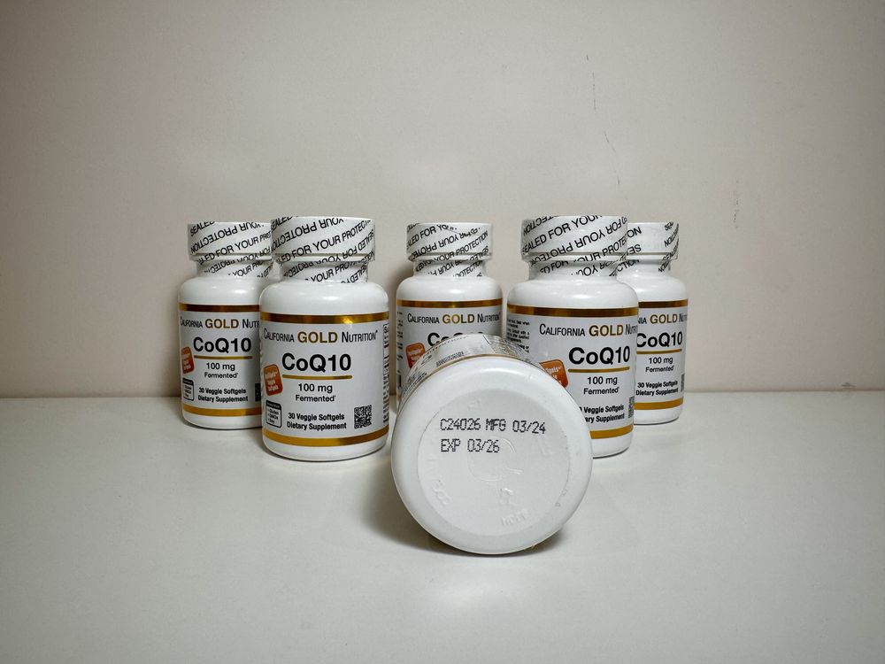 California gold, коензим Q10, CoQ10, убіхінон, 100 мг, 30 шт