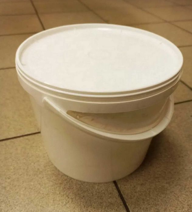 Відерко БІЛЕ пластик на 20 літрів для молочних виробів!