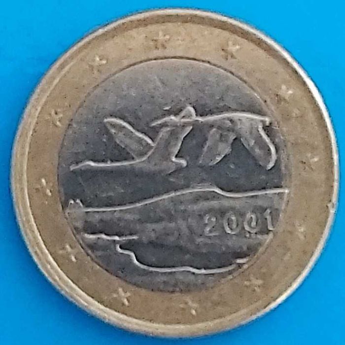 1 Euro de 2001 da Finlândia, Cisnes