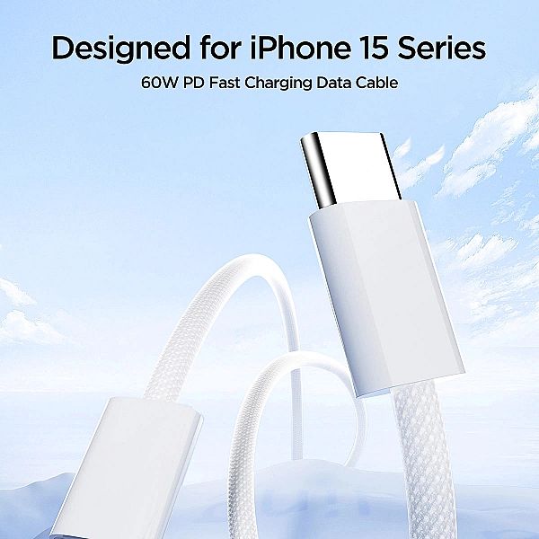 Kabel Joyroom Ben Series S-A45 USB-C / USB-C 60W 1 m - biały