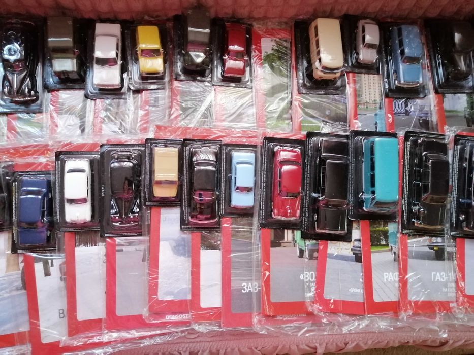 Детские машинки, масштабные модели 1:43, Автолегенды СССР с журналами