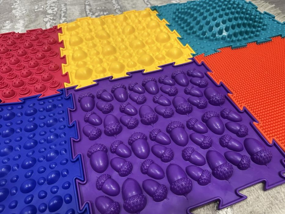 Ортопедический коврик/ 10 ПАЗЛІВ/ новий килимок пазл/ортопедичний пазл