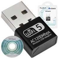 Adapter WiFi na USB 1200Mbps Karta Sieciowa 5G * Video-Play Wejherowo