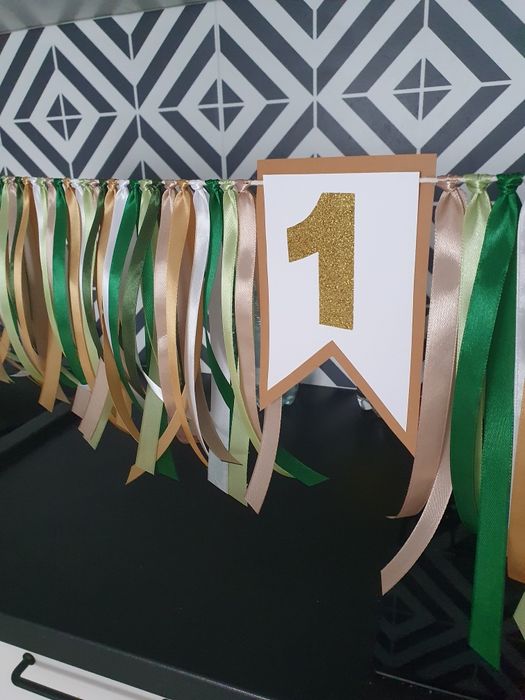 Girlanda 120 cm na 3 boki krzesełka Ikea Safari leśny