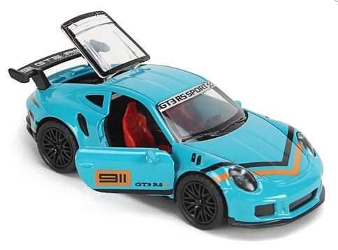 Samochód Porsche 911 GT3 Metalowy Napęd Światła Dźwięk 1:36
