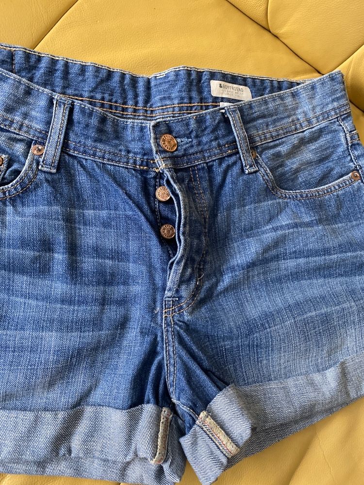 Boyfriend jeans krótkie spodenki H&M rozm 40 L