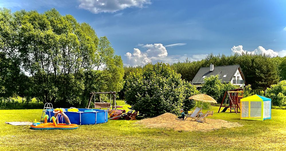 Dom do wynajecia dom blisko jeziora, sauna, wakacje, mazury, ogród