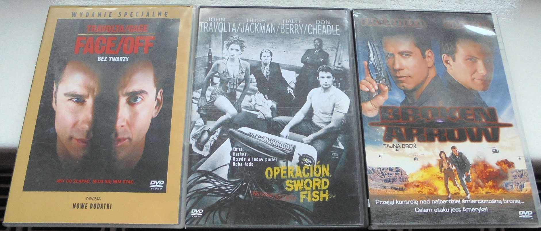 3 filmy DVD John Travolta