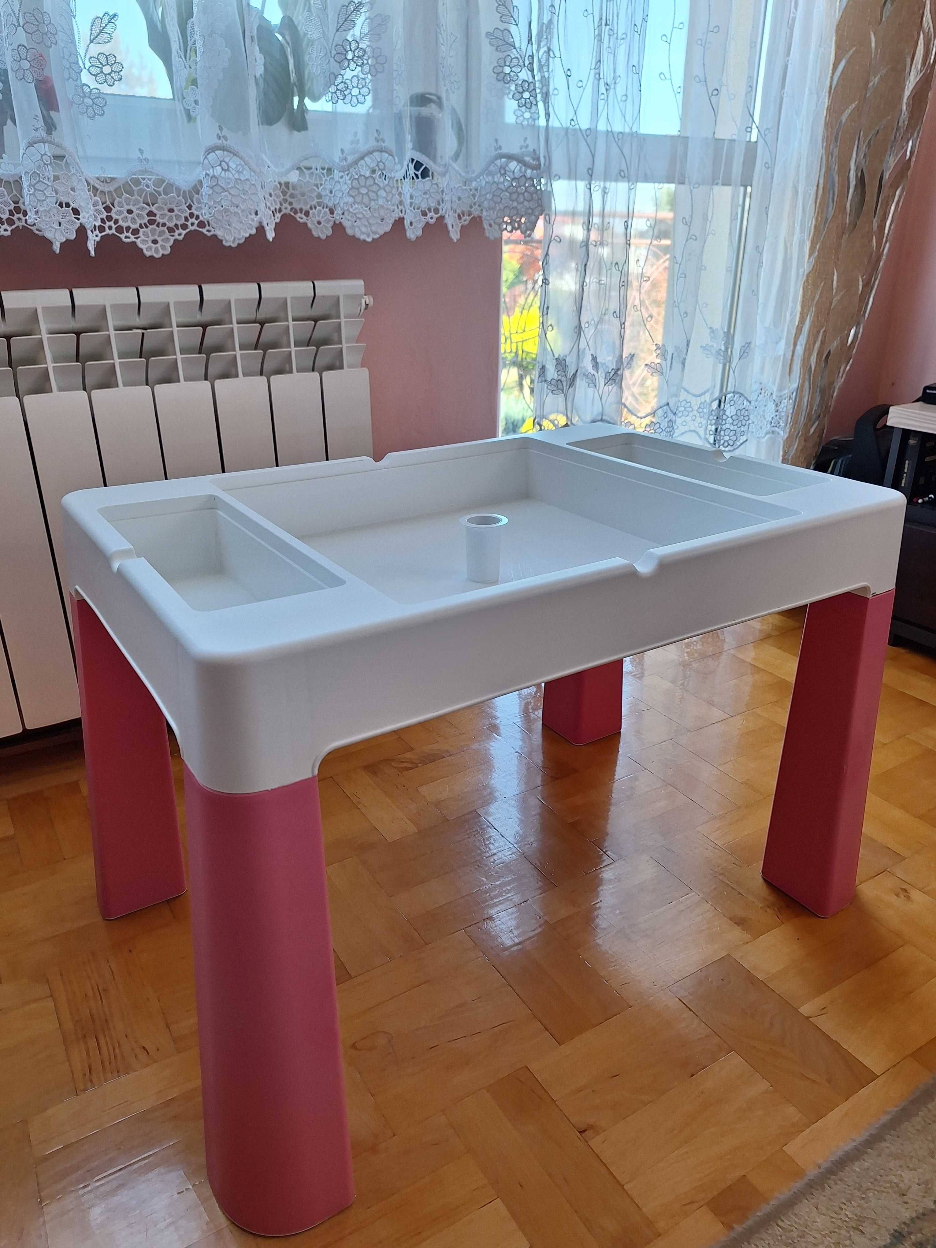 Stolik + krzesełko dla dziecka Lego różowy
