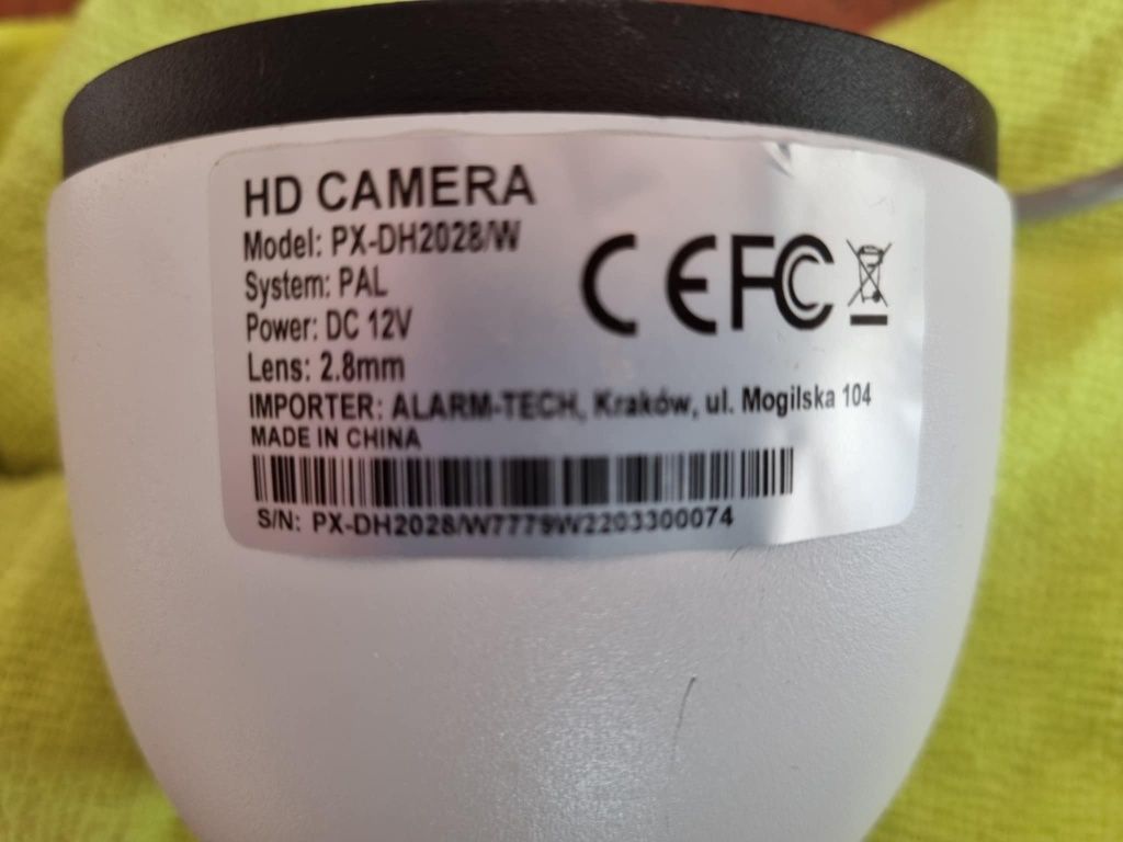 Rejestrator PX-HDR0821H-E + kamery