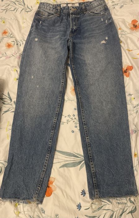 Spodnie jeans mom.