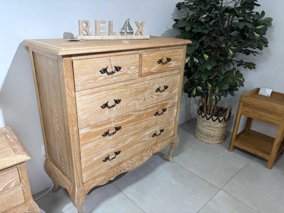 Komoda Venezia Oak w stylu prowansalskim - Nowa