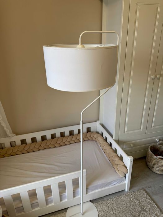 LAMPA Stojąca Podłogowa biała