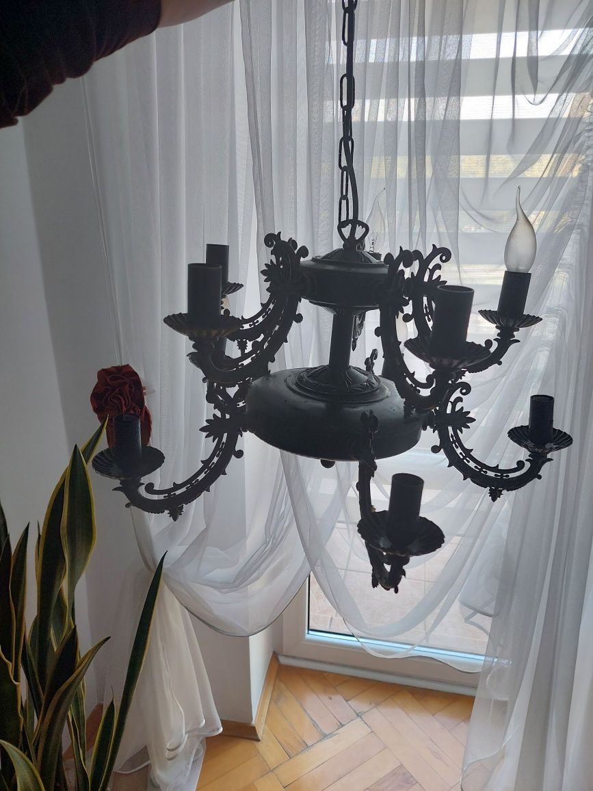 Elegancki stylowy Żyrandol 10 żarówek