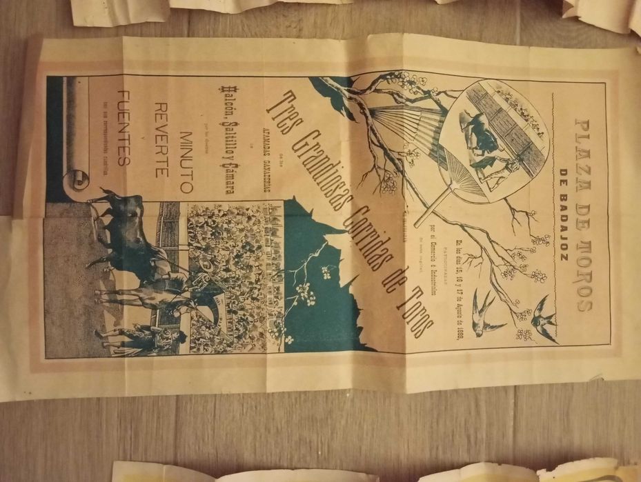 Posteres antigos touradas (inicio seculo XX)