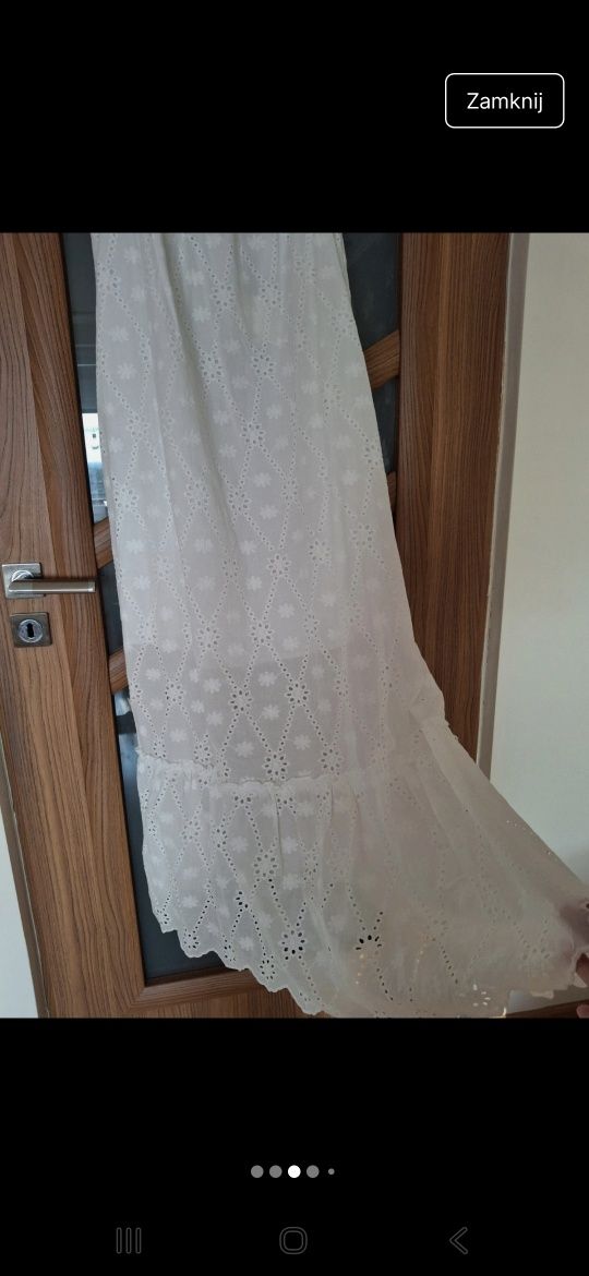 Sukienka bawełna boho + torebka
