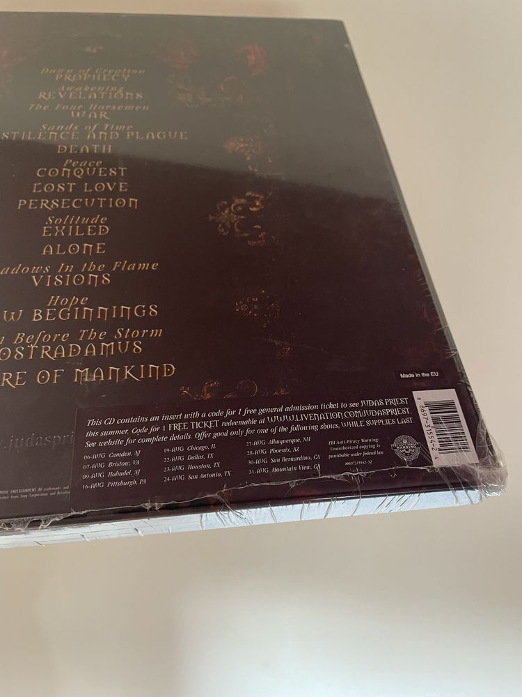 Вінілова платівка Judas Priest – Nostradamus Box Set 3lp 2cd + book
