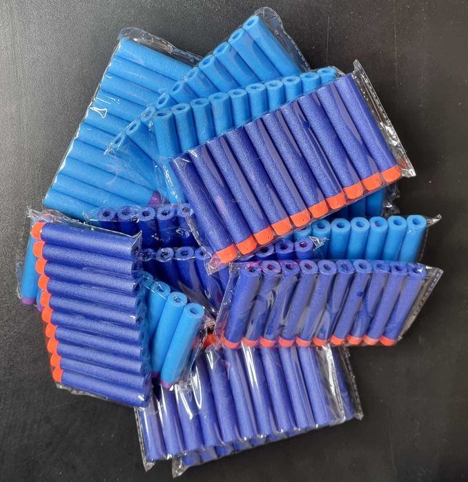 30шт. патрони до NERF | Набої пульки м'які кулі стріли для Нерф