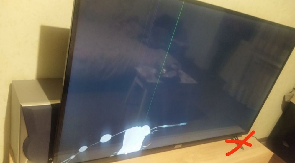 Телевізор TCL 55dp600x1 Пошкоджений