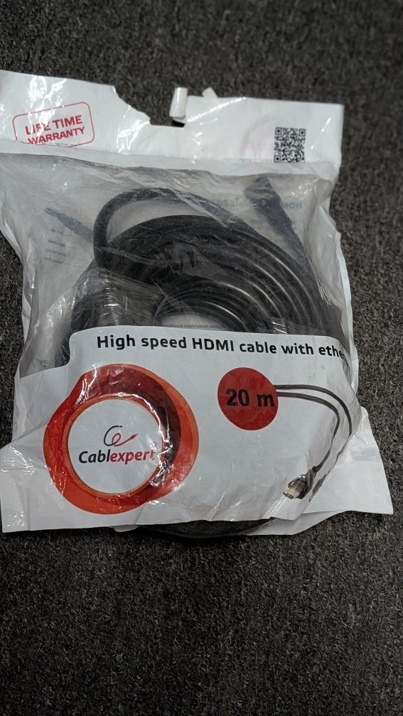 Кабель Cablexpert CC-HDMI4-20M, HDMI V.1.4.