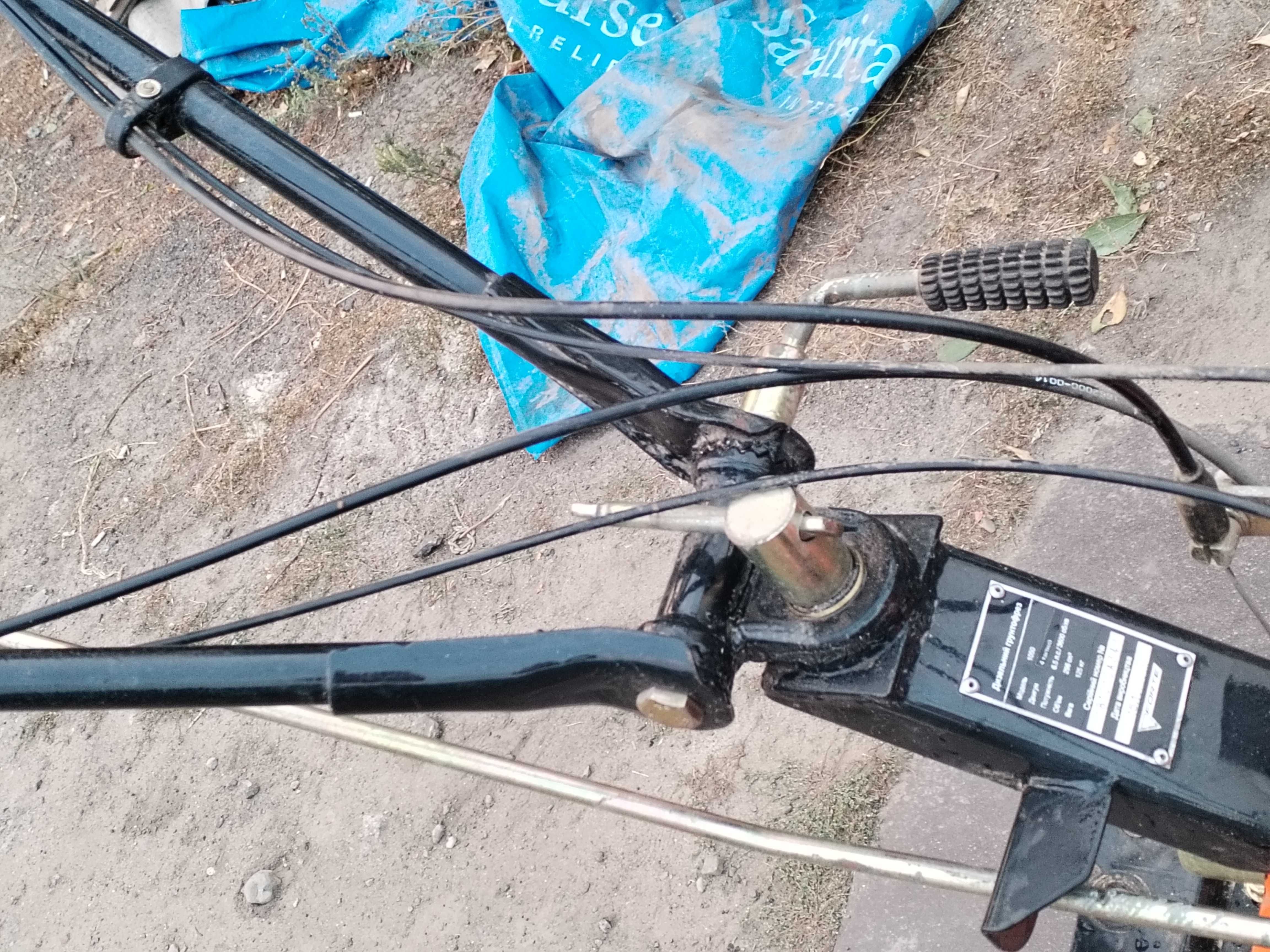 МОТОБЛОК FORTE 1050 дизельный и прицеп