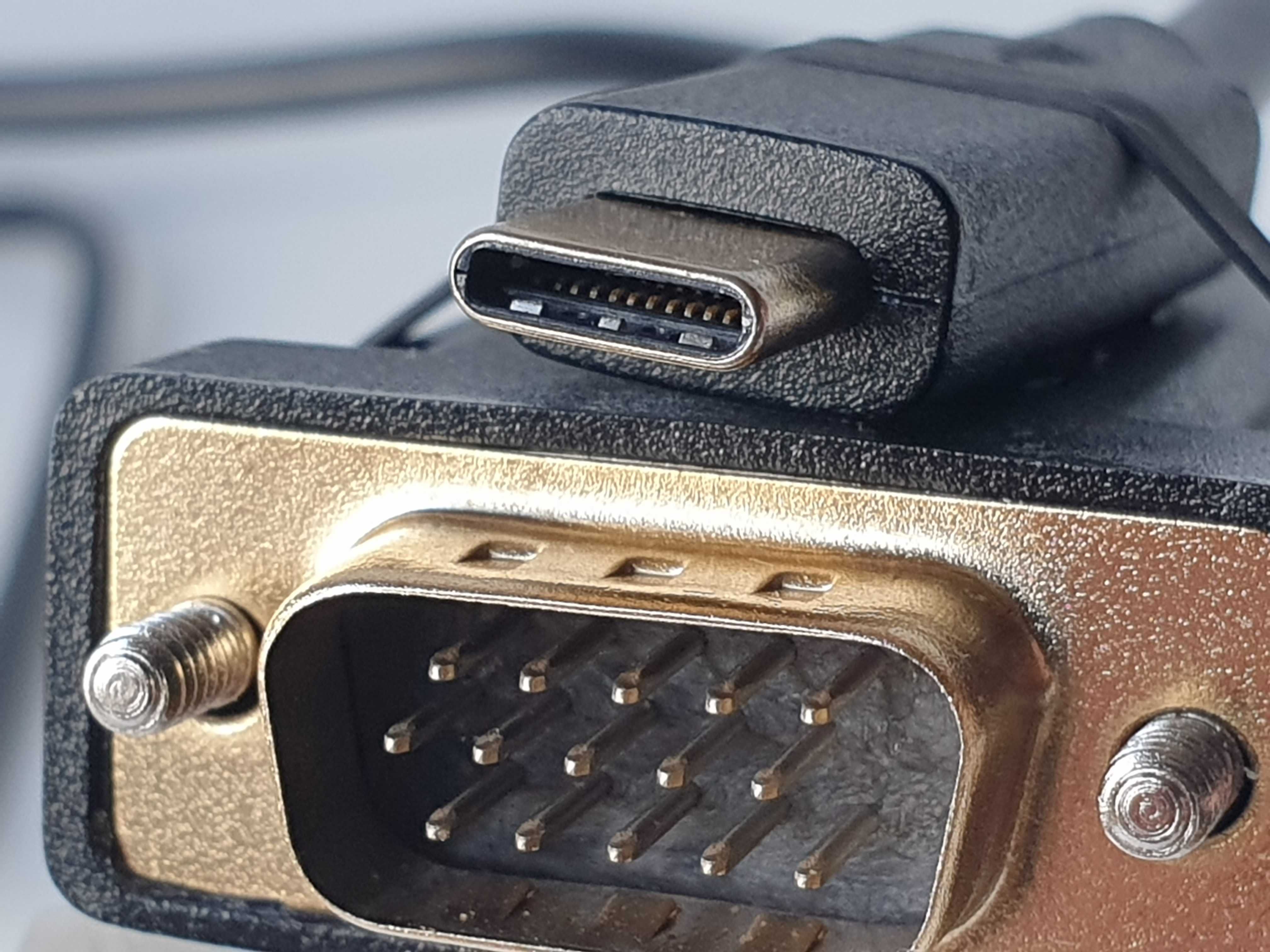 кабель USB type C to VGA  Thunderbolt 3/4 MacBook/Pro, iMac, Surface