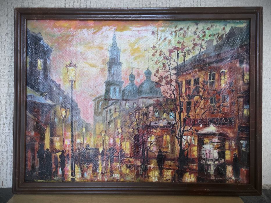 Лампа латунь бронза