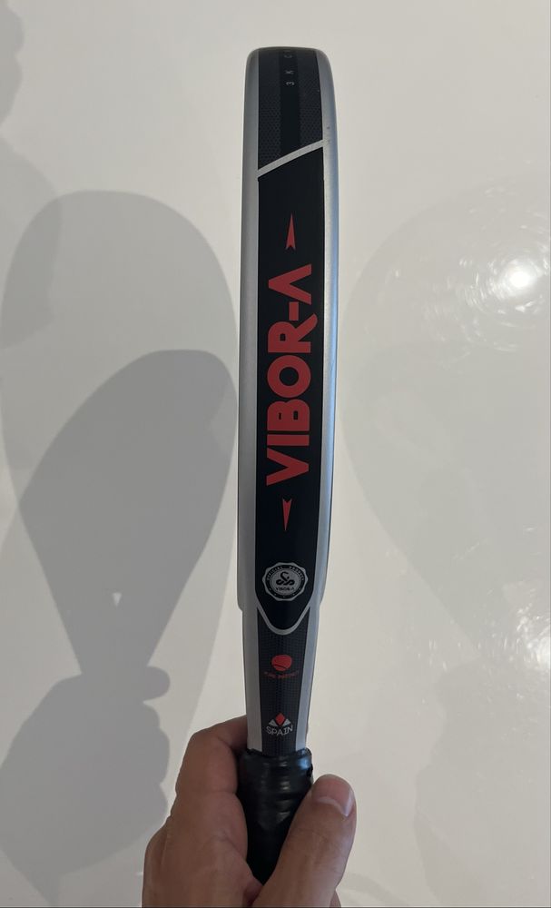 Raquete padel Vibor-a black head carbon