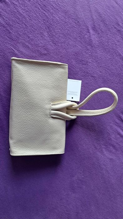 Torebka ze skóry naturalnej Wojewodzic Pixie beżowa