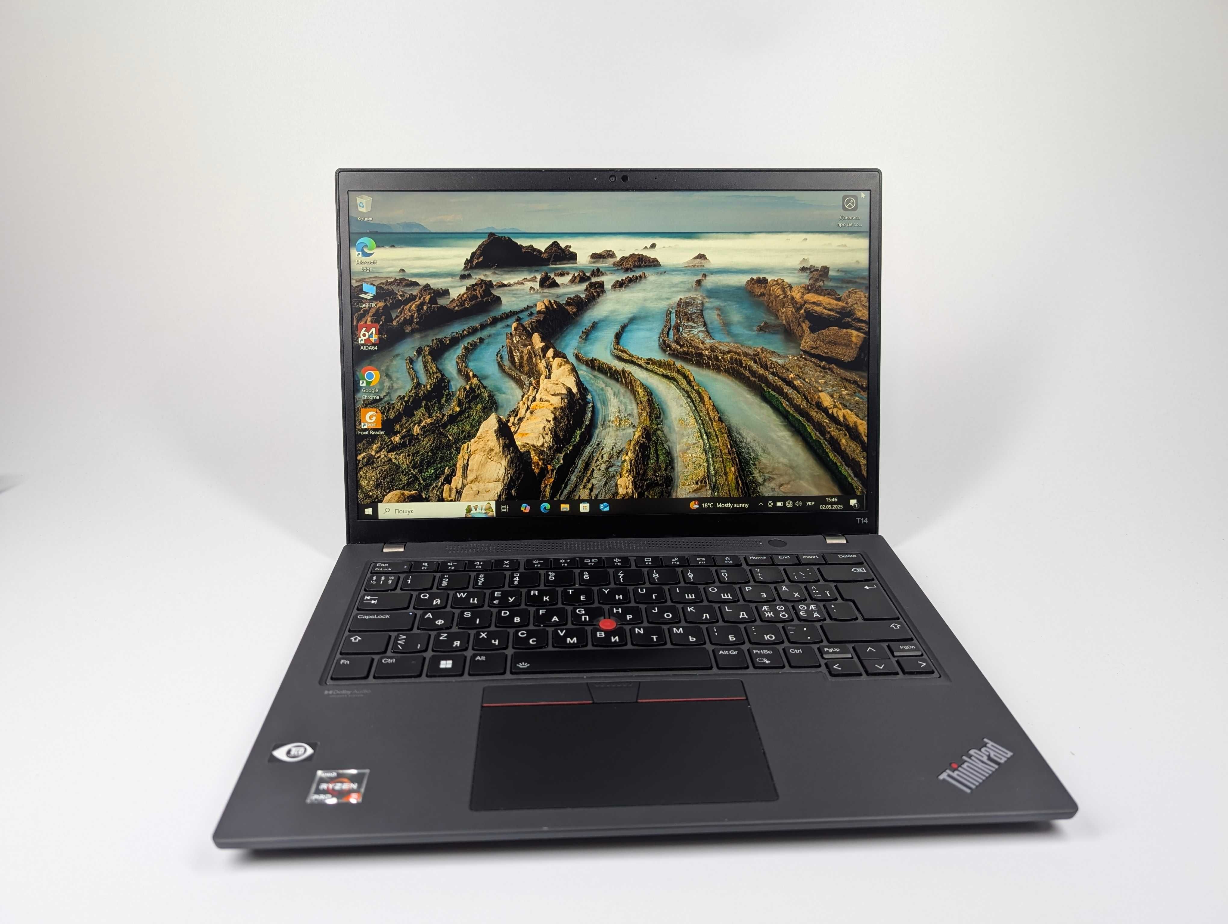 Ноутбук Lenovo ThinkPad T14 Gen 3, Ryzen 5 Pro 6650U/16/256/14"  FHD
