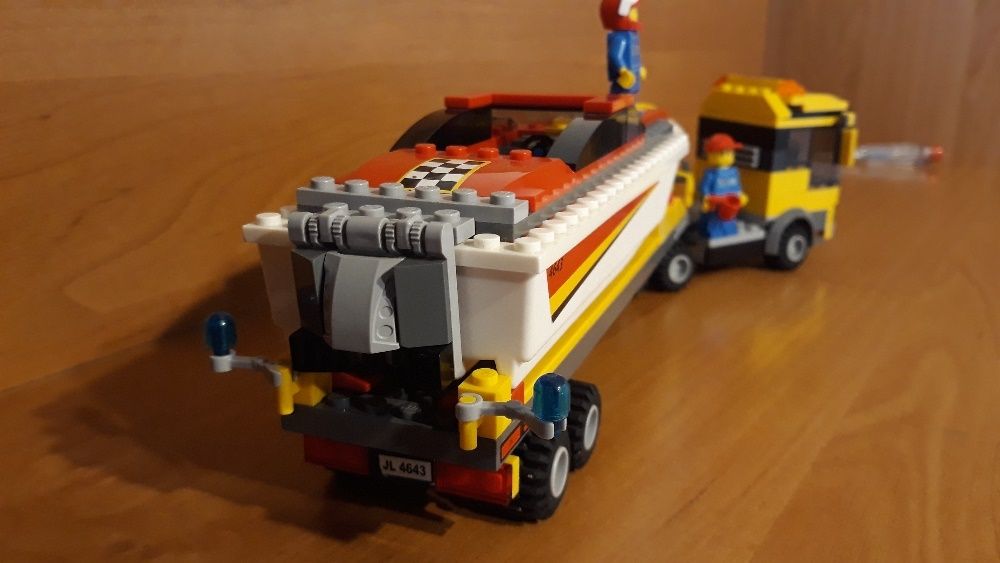 Lego City 4643 Transporter Motorówek